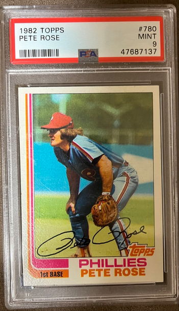 1982 Topps Pete Rose #780 PSA 9 