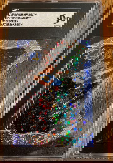 19-20 Panini Prizm Steph Curry Widescreen Fast Break Prizm 9