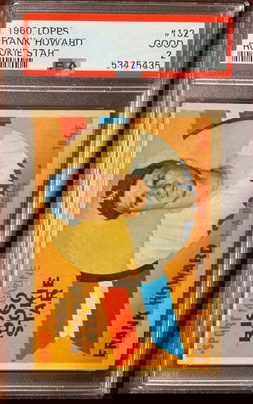 1960 Topps Frank Howard Rookie PSA 4 Freshly Graded