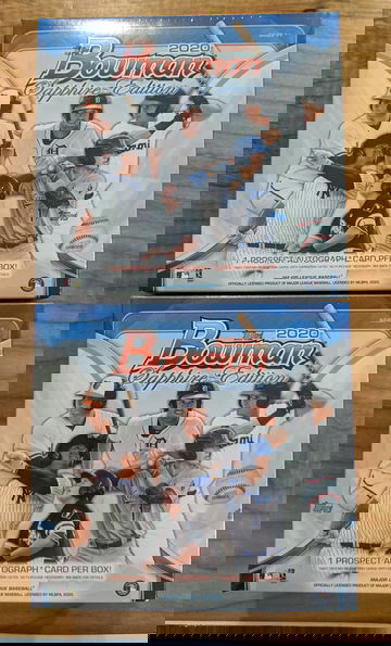 (2) 2020 Bowman Sapphire Box