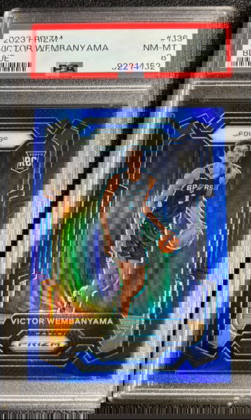 2023/24 Prizm Victor Wembanyama #199/199 Blue Rookie PSA 8