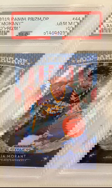 2019 Prizm Draft Ja Morant All Americans camo Prizm 6/25 #44 PSA10