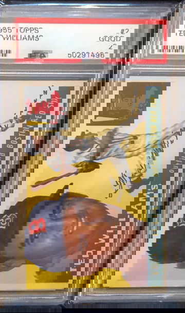 1955 Topps Ted Williams #2 PSA 2