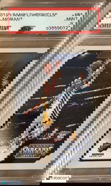 Ja Morant 2019 Chronicles Threads Rookie Card #84 PSA 9 MINT Memphis Grizzlies🏀