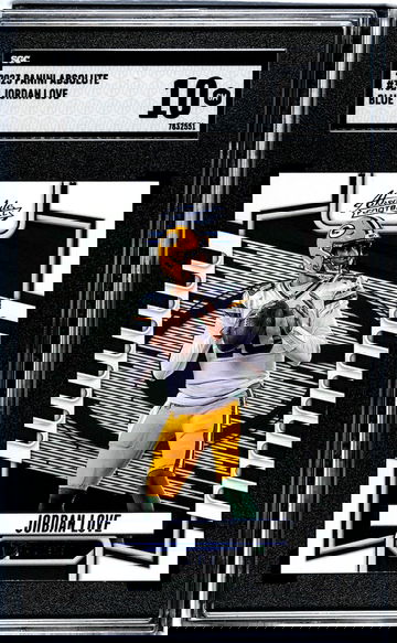 2023 Panini Absolute #32 Jordan Love Blue SGC 10