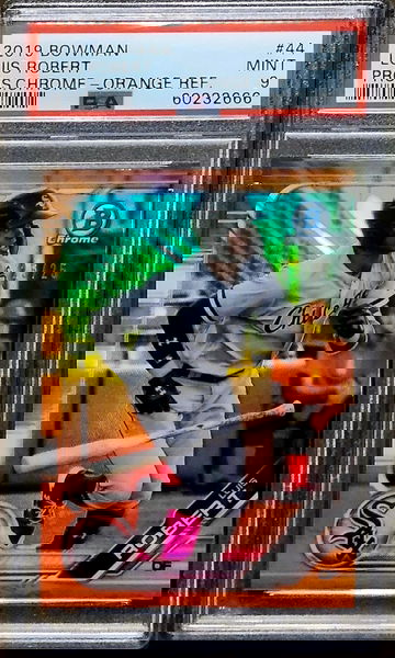 2019 LUIS ROBERT JR SSP 25/25 Bowman Chrome ORANGE REFRACTOR Prospects PSA 9 RC