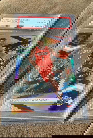2019 Donruss Elite Zion Williamson #108 /299 PSA 10