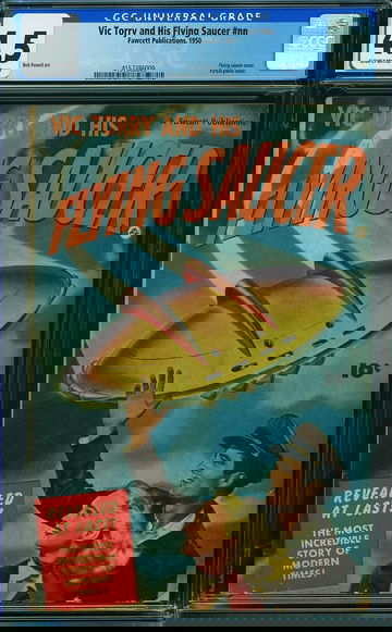 VIC TORRY AND HIS FLYING SAUCER #0, CGC 4.5 VG+