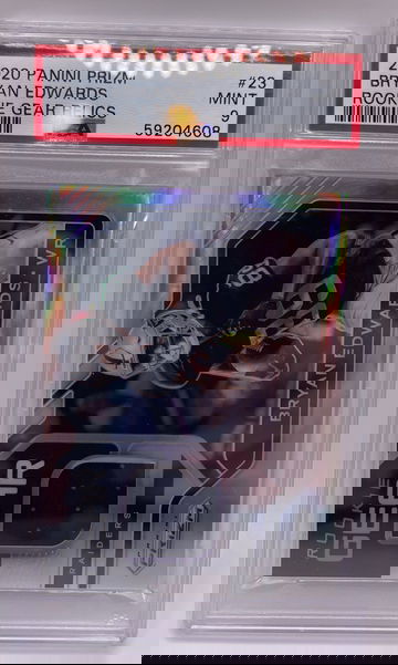 2020 Panini Prizm Bryan Edwards Rookie Gear RelicsPSA9