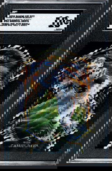 2020 Panini Select Gabriel Davis Zebra Die-Cut Rookie SGC 10