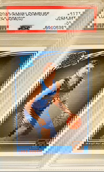 2018 Luka Doncic Donruss Rated Rookie PSA 10