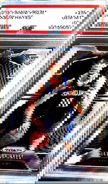 2019 Prizm Jaxson Hayes PSA 10 GEM MT New Orleans pelicans 