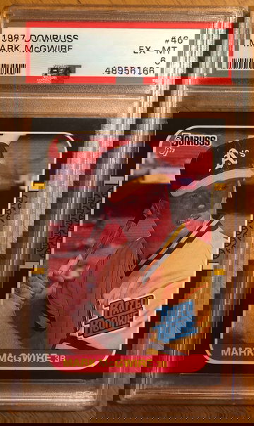 1987 donruss mark mcgwire psa 6 #46