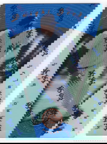 1997 PINNACLE CERTIFIED MIRROR BLUE DWIGHT GOODEN # 94 HOF