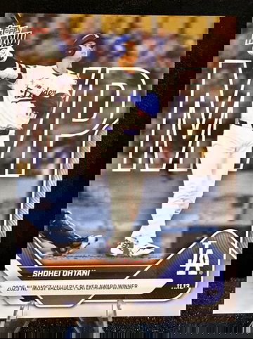 2025 Topps Now  Shohei Ohtani  MVP Award  #OS-7 Dodgers