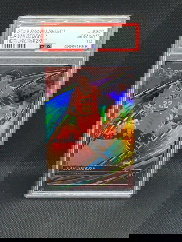 2019-20 Cam Reddish Select Courtside Tie-Dye Prizm Rookie /25 PSA 10 (Pop 2)