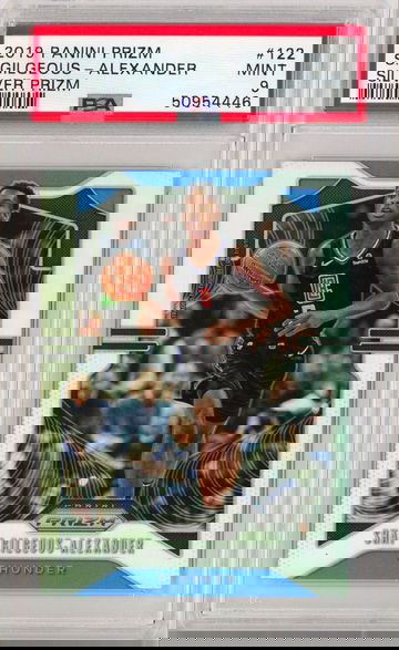 2019 Panini Prizm #122 Shai Gilgeous-Alexander Silver Prizm PSA 9
