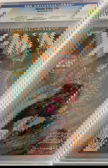 Uncanny X-Men #266 CGC 9.8 White Pages 1st Gambit Appearance. Marvel Comics