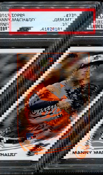  2013 Topps #270 Manny Machado Fielding PSA 10