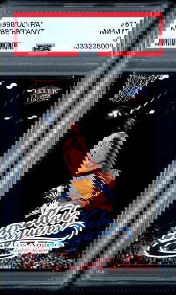 1998 Ultra Kobe Bryant PSA 8 #61 Lakers