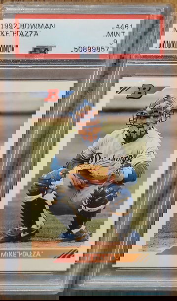 1992 Bowman Mike Piazza #461 PSA 9