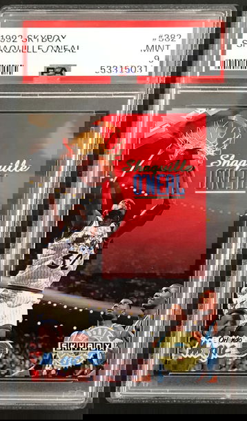 1992-93 Skybox #382 Shaquille O’Neal PSA 9 MINT RC