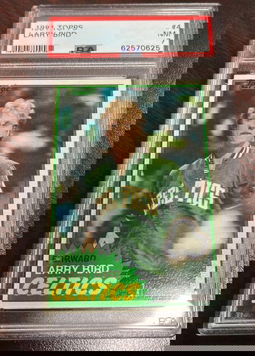 1981 Topps Larry Bird #4 PSA 7