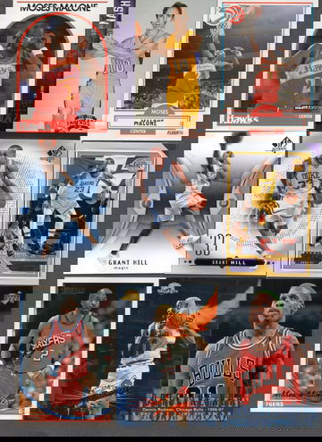 HOF NBA Basketball Card Lot (63) - Rodman Hill Malone Pippen Worthy Nice Variety