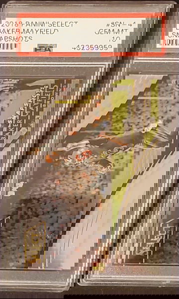 2018 Select Baker Mayfield Snapshots PSA 10