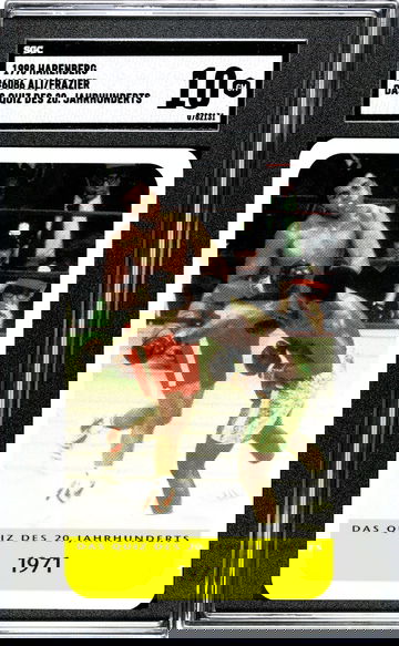 1998 Harenberg Jahrhunderts Muhammad Ali vs Joe Frazier 1 "The Fight" HOF Boxing  SGC 10 POP 2