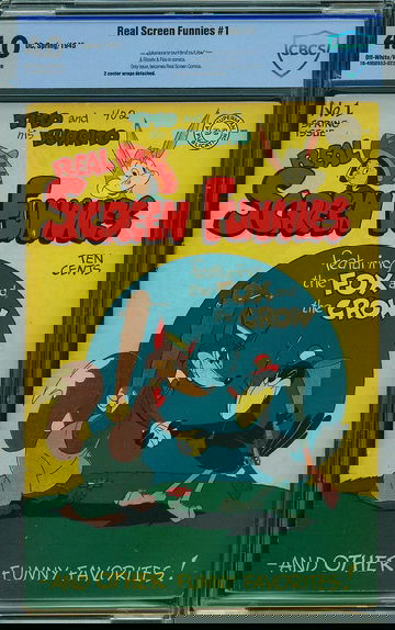 REAL SCREEN FUNNIES #1, CBCS 4.0 VG