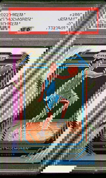 2022 PANINI PRIZM CHET HOLMGREN #266 SILVER PRIZM ROOKIE RC PSA 10 GEM MT