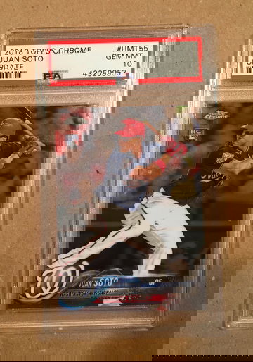 Juan Soto Topps Chrome Update Rookie PSA 10