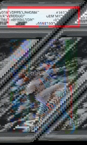 2018 Topps Chrome Alex Verdugo #167 Refractor PSA 10