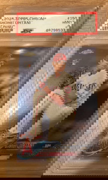 2018 Topps Chrome Shohei Ohtani #150 PSA 9