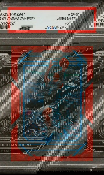 2022 Prizm Paolo Banchero Red Choice /88 PSA 10