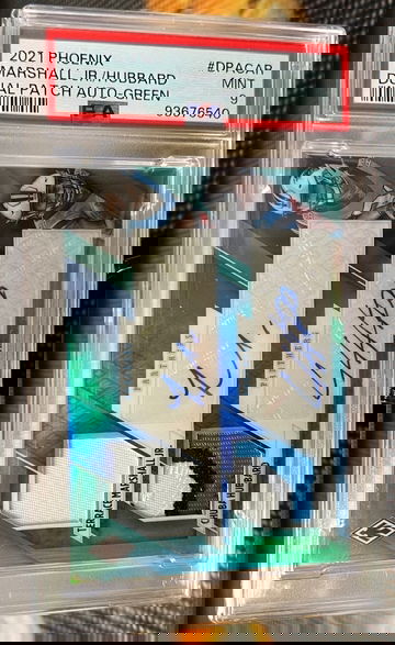 2021 Phoenix #DPACAR Dual Auto /25 Terrace Marshall Chuba Hubbard PSA 9