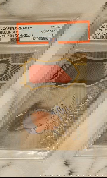 2017 Cody bellinger topps dynasty rpa /5 psa 10 yankees 