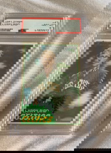 1981 Topps Larry Bird PSA 8