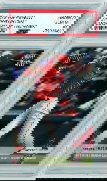 2018 Topps Now #MOW23 Shohei Ohtani PSA 10 GEM MINT!