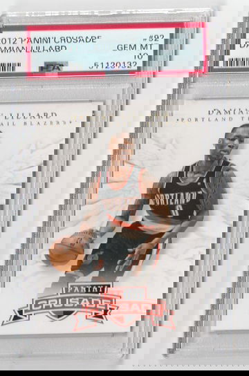 PSA 10 2012 PANINI CRUSADE DAMIAN LILLARD RC #92