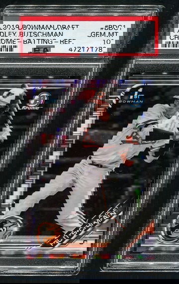 2019 Bowman Draft Chrome Adley Rutschman Refractor PSA 10