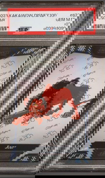 Scar 2023 Kakawow Phantom Disney 100 Years of Wonder #62 The Lion King PSA 10