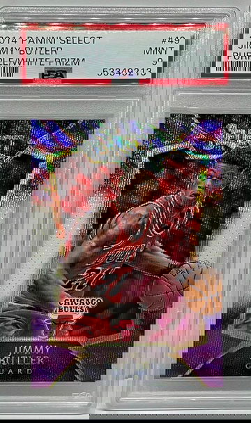 2014 Select Jimmy Butler Purple/White Prizm PSA 9