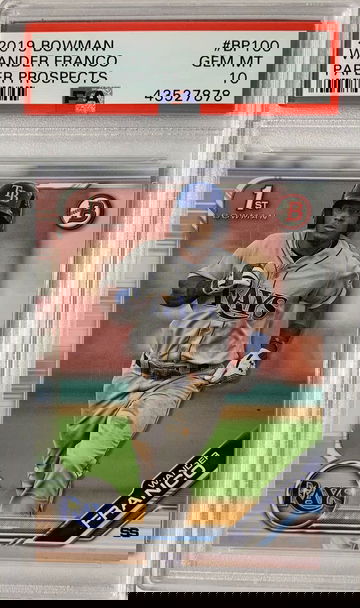 2019 Bowman Wander Franco Paper Prospects PSA 10 #BP100