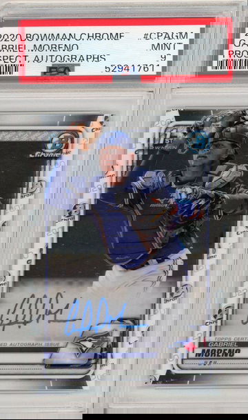 2020 Bowman Chrome CPAGM Gabriel Moreno Prospect Autographs 