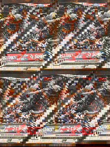 2018-19 Chronicles Shai Gilgeous-Alexander #113 Rookie - lot of 4