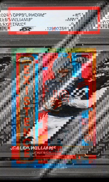 2024 Topps Chrome Into Existence Caleb Williams #IE-1 RC PSA 9