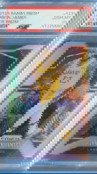 2019 Panini Prizm Lebron James Silver Prizm PSA 10