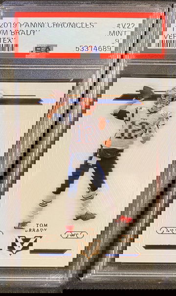 2019 Chronicles Vortex Tom Brady Low Pop PSA 9 V22